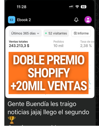 Doble premio Shopify de Enzo